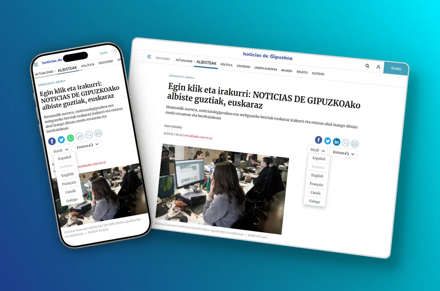 Imagen del Toolbar Noticias Gipuzkoa